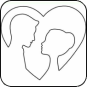 Magnete: Cuore uomo e donna neutro