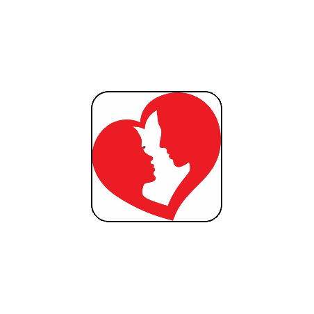 Magnete: Cuore uomo e donna rosso 1
