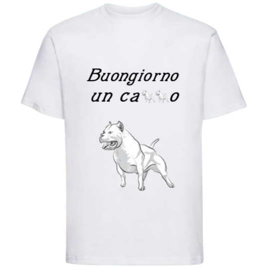 Maglietta: buon giorno un ca**o