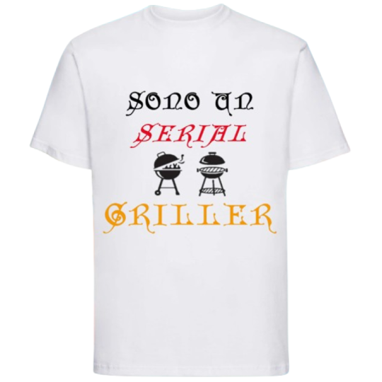 Maglietta: sono un serial griller