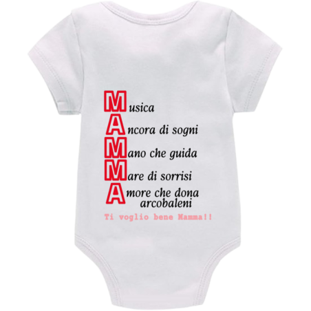 Body: mamma musica ancora di sogni mano che guida mare di sorrisi amore che dona arcobaleni ti voglio bene mamma!!