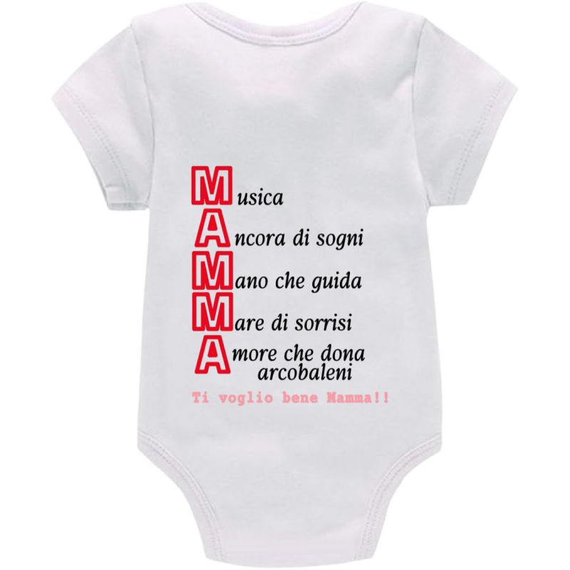 Body: mamma musica ancora di sogni mano che guida mare di sorrisi amore che dona arcobaleni ti voglio bene mamma!!