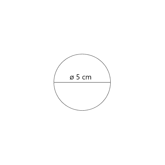 Personalizza: magnete ø5 cm