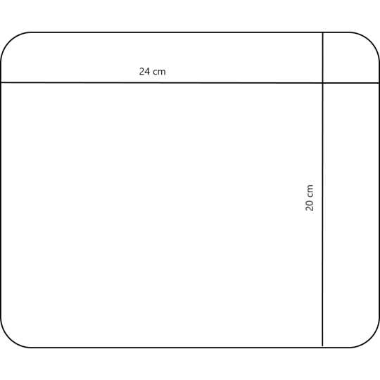 Personalizza: tappetino mouse 24x20 cm