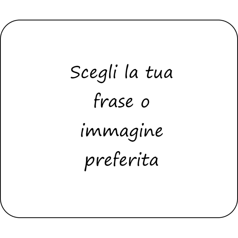 Personalizza: tappetino mouse 24x20 cm
