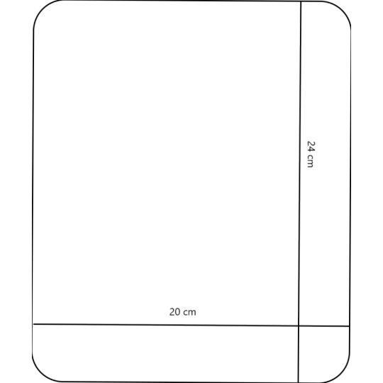 Personalizza: tappetino mouse 20x24 cm